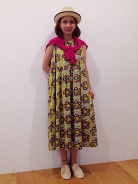 「JOHN SMEDLEY（ジョンスメドレー）のアイテム」を使った、Bshop有楽町ルミネ店 スタッフさん（レディース・152cm）の夏コーディネート
