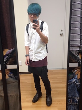 「Sergio rossi（セルジオロッシ）のアイテム」を使った、yoshiさん（メンズ・165cm）の秋コーディネート