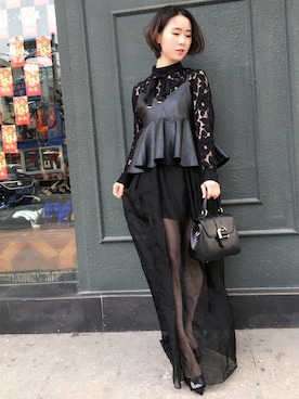 「Hのアイテム（バッグ）」を使った、coco5594391614さん（レディース・162cm）の春コーディネート