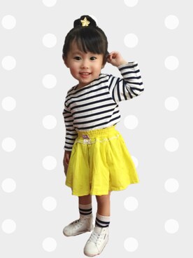 ANNAさん（キッズ・80cm）の春コーディネート