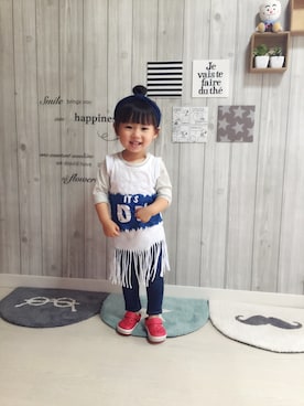 ANNAさん（キッズ・80cm）の春コーディネート