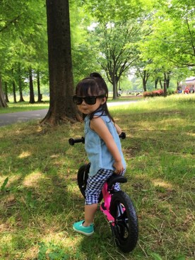 「ストライダー」｜「アイテム（その他）」を使った、ANNAさん（キッズ・90cm）の春コーディネート