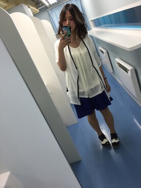 Eeezの希英美さん（レディース・159cm）の夏コーディネート