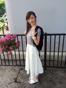 おぐしゃん。さん(レディース・161cm)の夏コーディネート