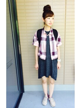 おぐしゃん。さん（レディース・161cm）の夏コーディネート
