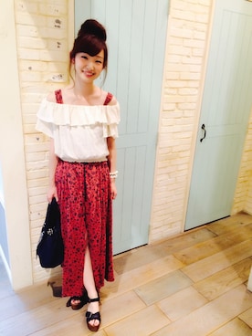 おぐしゃん。さん（レディース・161cm）の夏コーディネート