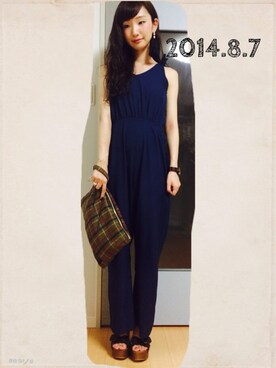 おぐしゃん。さん（レディース・161cm）の夏コーディネート