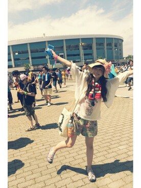 おぐしゃん。さん（レディース・161cm）の夏コーディネート