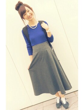 おぐしゃん。さん（レディース・161cm）の秋コーディネート