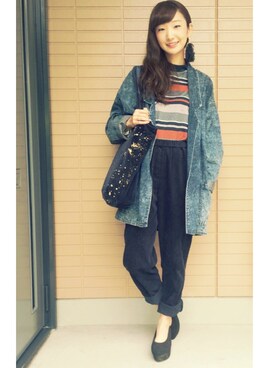 おぐしゃん。さん（レディース・161cm）の秋コーディネート