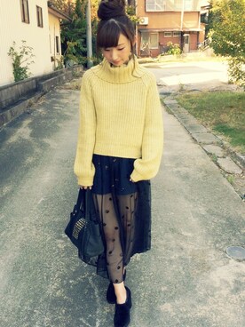 おぐしゃん。さん（レディース・161cm）の秋コーディネート