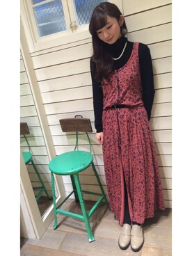 おぐしゃん。さん（レディース・161cm）の冬コーディネート