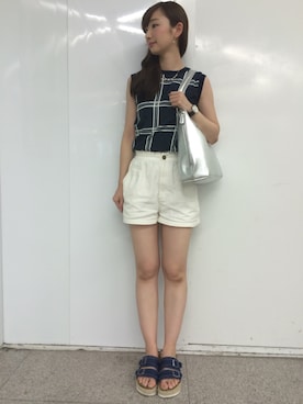 おぐしゃん。さん（レディース・161cm）の夏コーディネート
