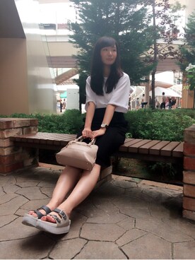 おぐしゃん。さん(レディース・161cm)の夏コーディネート