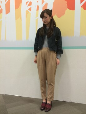 おぐしゃん。さん(レディース・161cm)の秋コーディネート