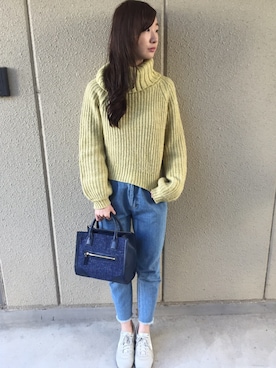 おぐしゃん。さん（レディース・161cm）の冬コーディネート