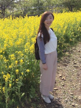 おぐしゃん。さん（レディース・161cm）の春コーディネート