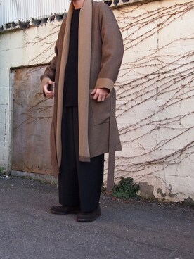 「theSakaki」｜「アイテム（スラックス）」を使った、takumikoizumiさん（メンズ・170cm）の春コーディネート