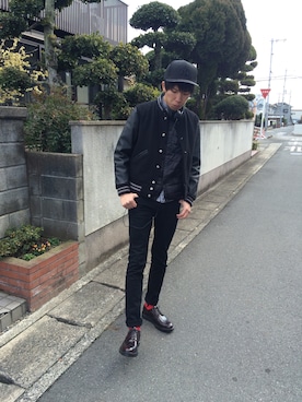 「TOPKAPI（トプカピ）のアイテム（ジャケット/アウター）」を使った、tatsumiさん（メンズ・179cm）の冬コーディネート