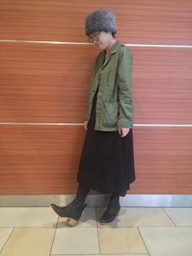「WA ORiental TRaffic（ダブルエーオリエンタルトラフィック）のアイテム（ブーツ）」を使った、ORientalTRaffic さんすて岡山店さん（レディース・152cm）の秋コーディネート