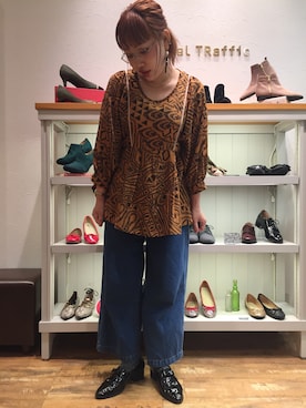 「エナメルシューズ」｜ORientalTRaffic さんすて岡山店さん（レディース・152cm）の秋コーディネート