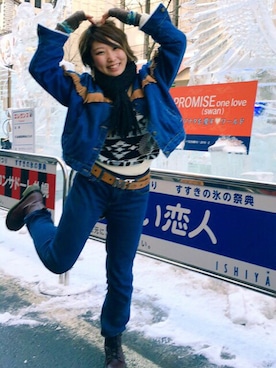 華那さん✯さん（レディース・158cm）の冬コーディネート