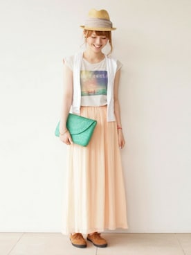 FREDY&GLOSTER 町田ツインズSTAFFさん(レディース・167cm)の夏コーディネート