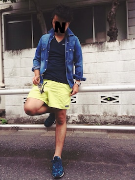 Nさんの「M's Baggies Shorts」を使ったコーディネート