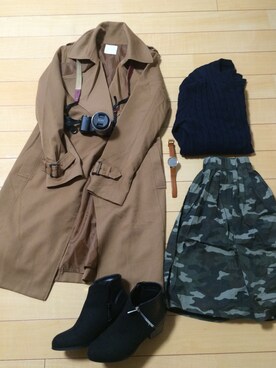 くまあひるさん(レディース・154cm)の冬コーディネート