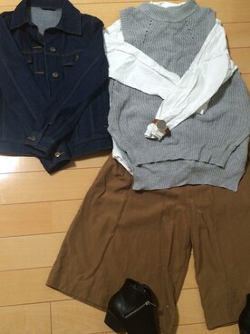 くまあひるさん（レディース・154cm）の冬コーディネート