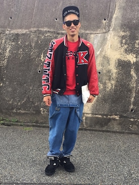 「EWING（ユーイング）のアイテム」を使った、genkiさん（メンズ・178cm）の秋コーディネート