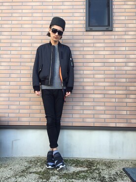 「G.V.G.V.（ジーヴィージーヴィー）のアイテム（ジャケット/アウター）」を使った、manabxxkさん（メンズ・184cm）の秋コーディネート