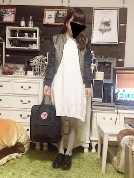 「SMELLY（スメリー）のアイテム（ピアス（両耳用））」を使った、木の子さん（レディース・153cm）の春コーディネート