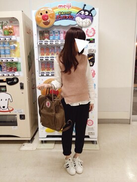 「SMELLY（スメリー）のアイテム（ピアス（両耳用））」を使った、木の子さん（レディース・153cm）の春コーディネート