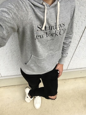 「ZARA MANのアイテム」を使った、ShiNさん（メンズ・168cm）の秋コーディネート