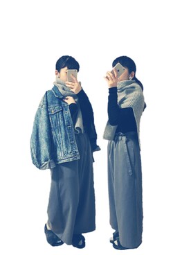 mio satoさん（レディース・150cm）の冬コーディネート