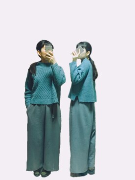 「光のページェント」｜mio satoさん（レディース・150cm）の冬コーディネート