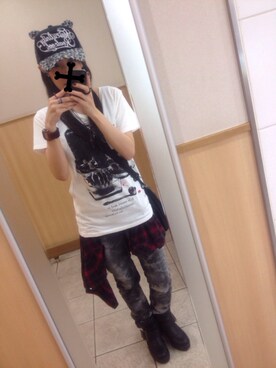 「aveil（アベイル）のアイテム（帽子）」を使った、ZARさん（レディース・152cm）の秋コーディネート