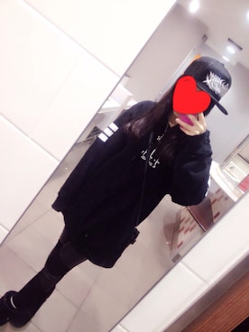 「ゆるカジ」｜「アイテム（キャップ）」を使った、ZARさん（レディース・152cm）の春コーディネート