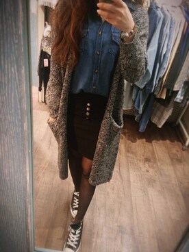 「NET（ネット）のアイテム（フォーマルスーツ/小物）」を使った、cianさん（レディース・163cm）の春コーディネート