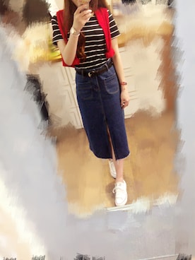 「5（ファイブ）のアイテム（ジャケット/アウター）」を使った、cianさん（レディース・163cm）の春コーディネート