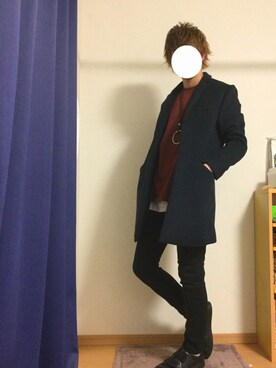 「HARE（ハレ）のダブルベルトスニーカー(HARE)（スニーカー）」を使った、ほーすけさん（メンズ・175cm）の秋コーディネート