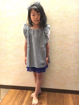 Tomomi Fukumotoさん（キッズ・110cm）の春コーディネート