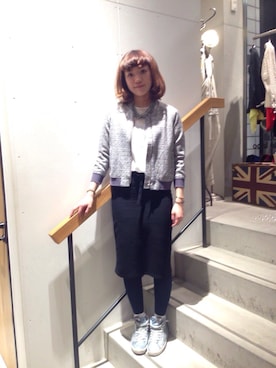 「Johnbull Private labo（ジョンブルプライベートラボ）のアイテム（スカート）」を使った、MAIさん（レディース・164cm）の春コーディネート