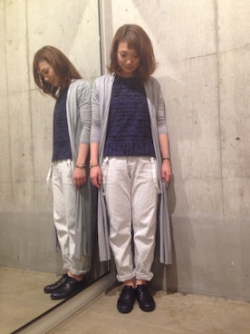 「ロングカーディガン」｜MAIさん（レディース・164cm）の春コーディネート