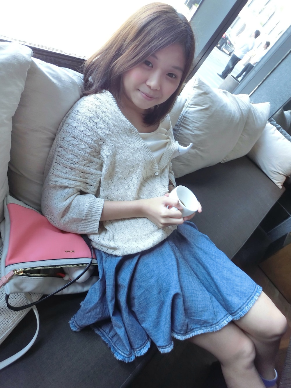 「Marc by Marc Jacobsのアイテム（スカート、その他）」を使った、白萱さん（レディース・156cm）の夏コーディネートの1枚目の写真