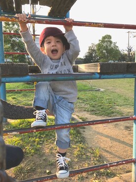 HAKUさん（キッズ・90cm）の秋コーディネート