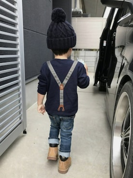 HAKUさん（キッズ・90cm）の秋コーディネート