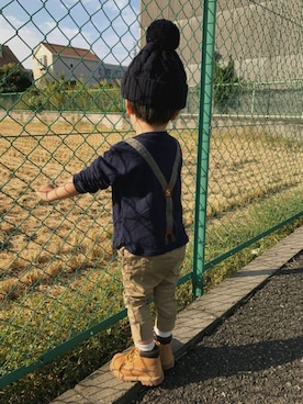 HAKUさん（キッズ・90cm）の秋コーディネート