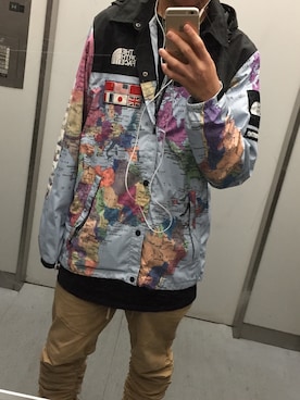 「Supreme x The North Face」｜「アイテム（ナイロンジャケット）」を使った、Yuhei Shojiさん（メンズ・168cm）の秋コーディネート